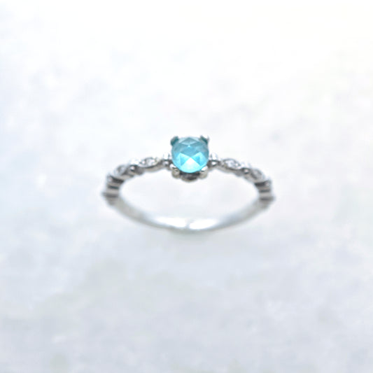 Apatite Rose Antique Ring