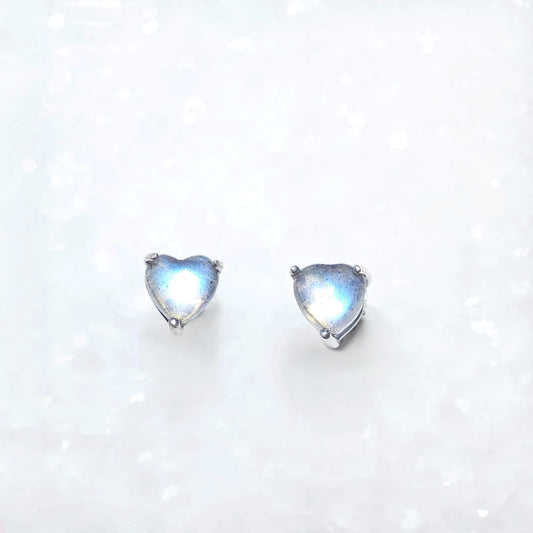 Moonlight Heart Earring