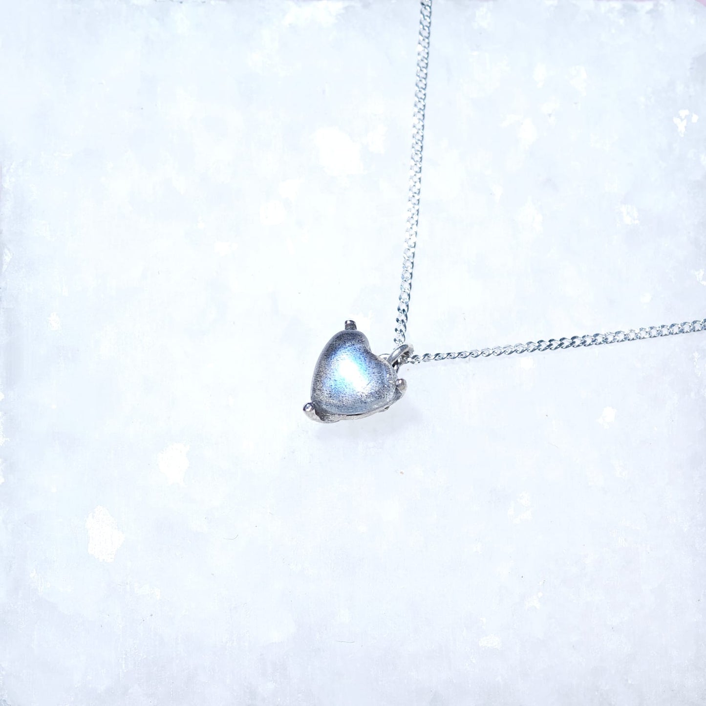 Moonlight Heart Necklace