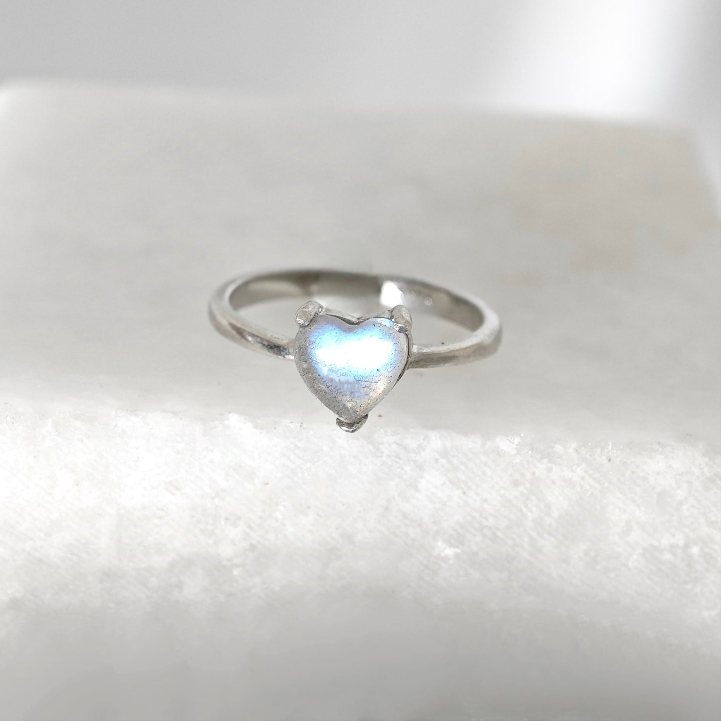 Moonlight Heart Ring